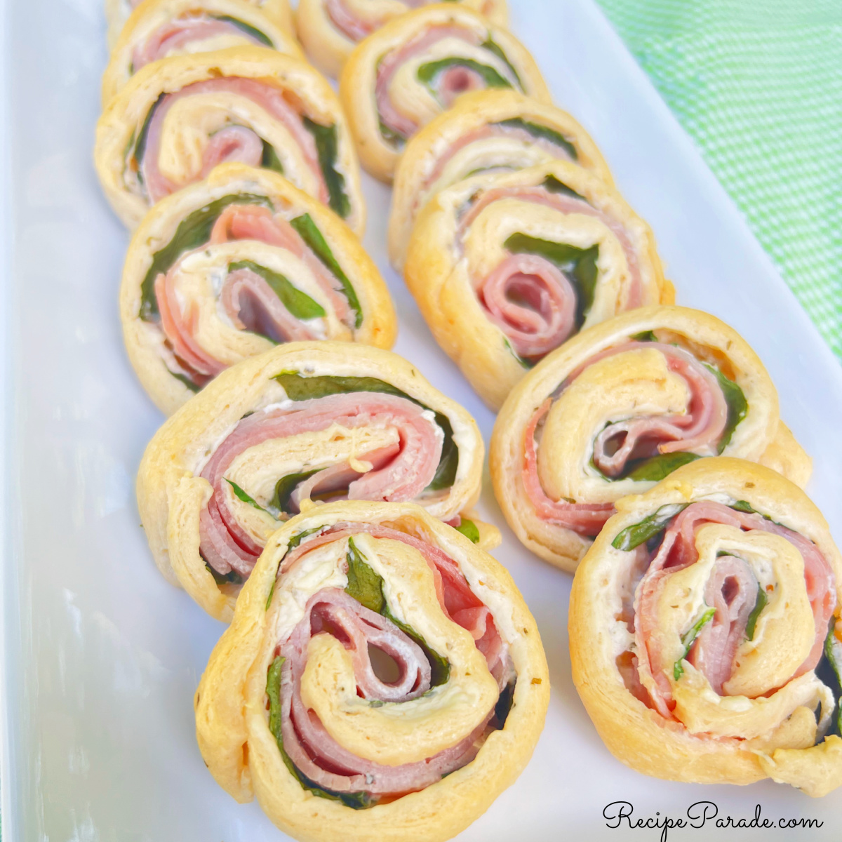Ham and Cheese Pinwheels