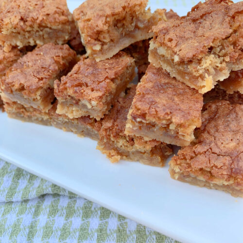 Dream Bars on a platter.