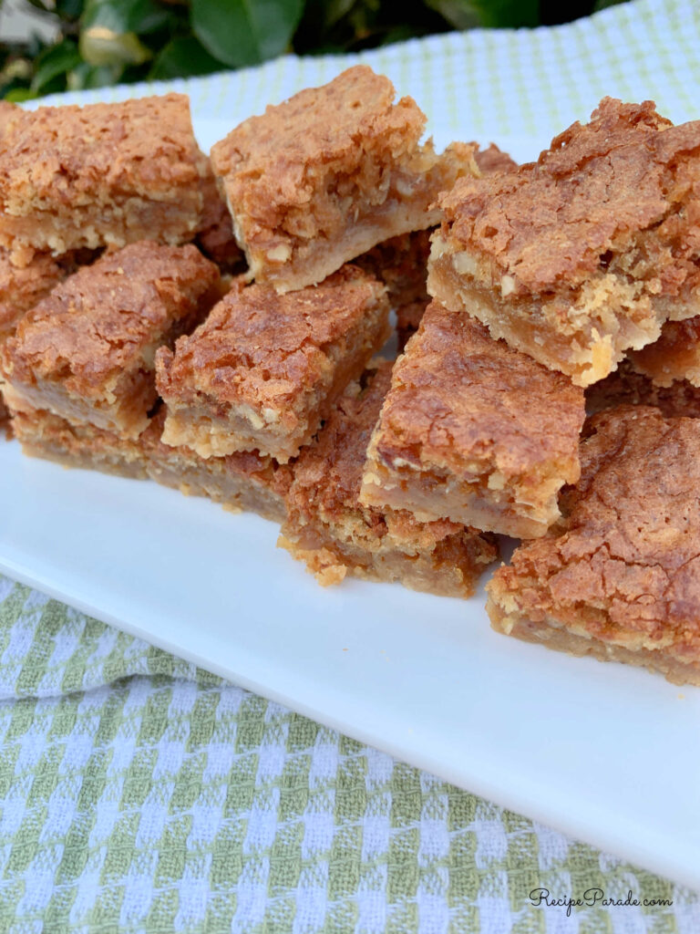 Dream Bars on a platter.