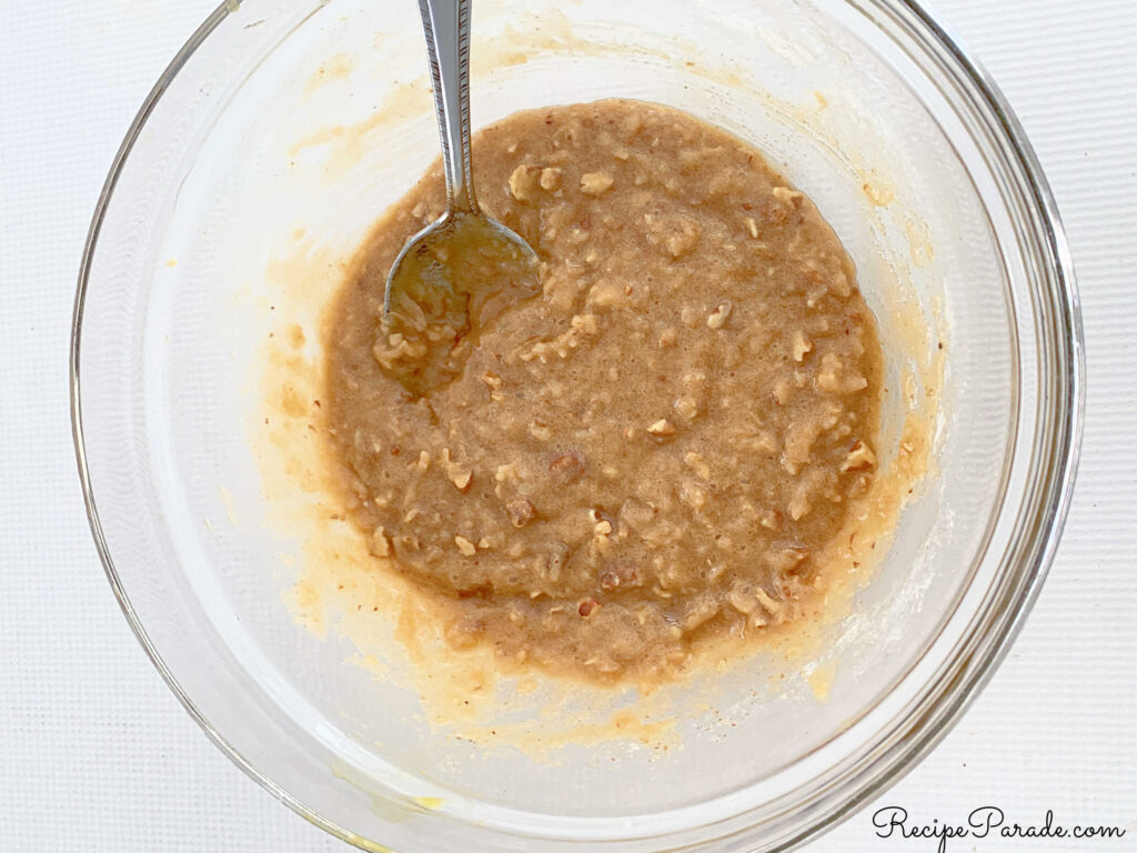 Filling mixture for dream bars.
