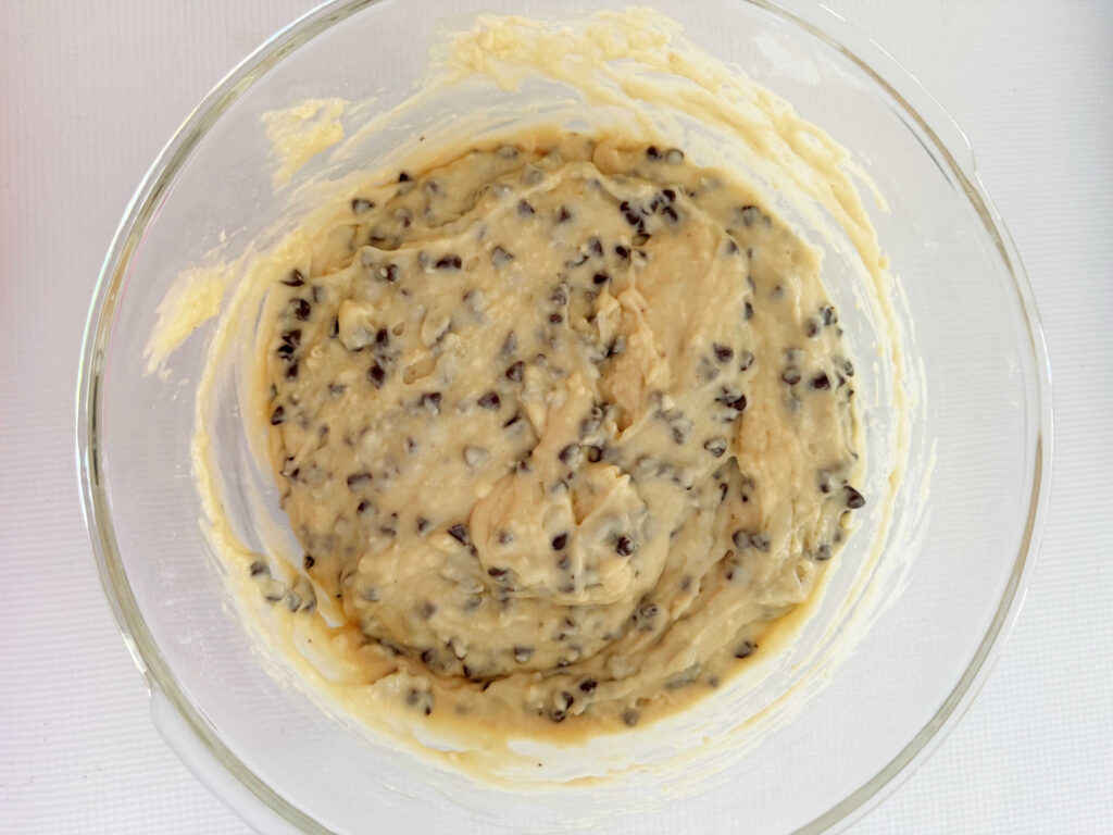 Chocolate Chip Muffins batter.