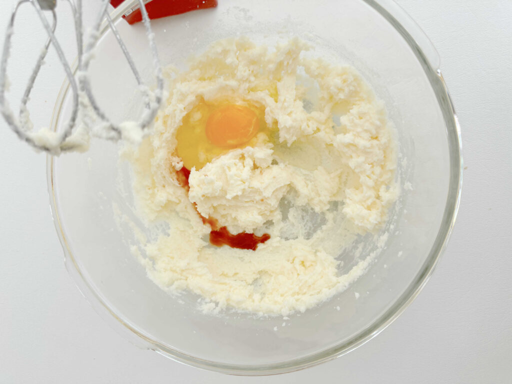Mixing ingredients for Crispy Oatmeal Cookies.