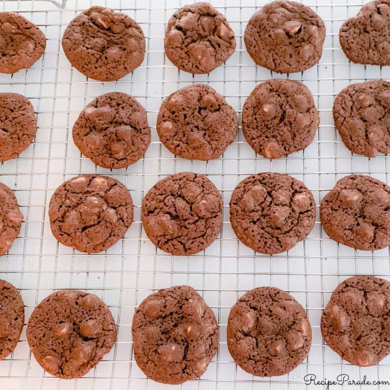 Chocolate Peanut Butter Cookies.