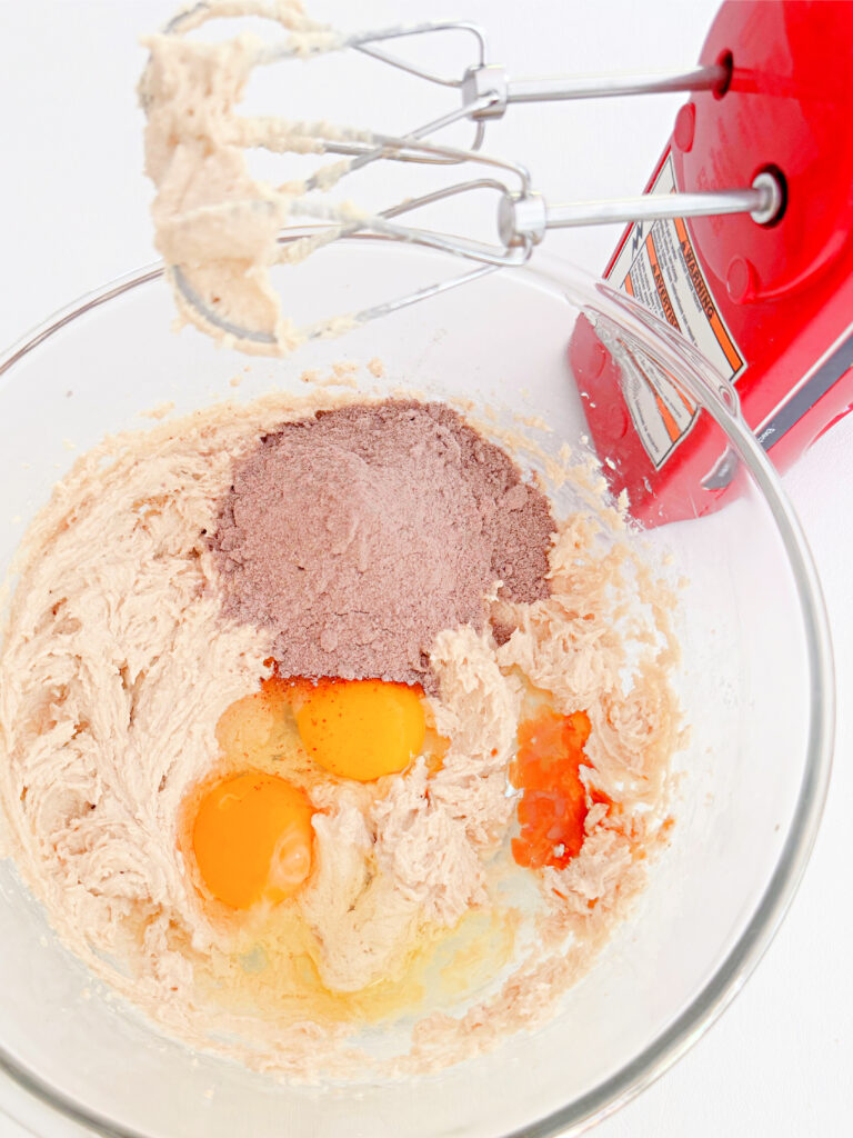 Chocolate Pudding Cookies batter.