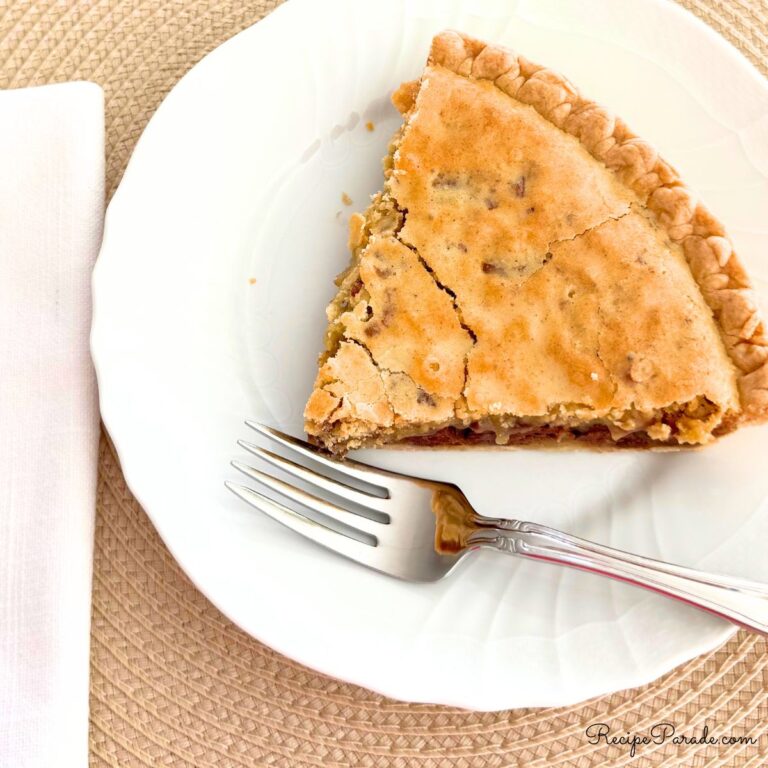 Slice of Chocolate Chip PIe.