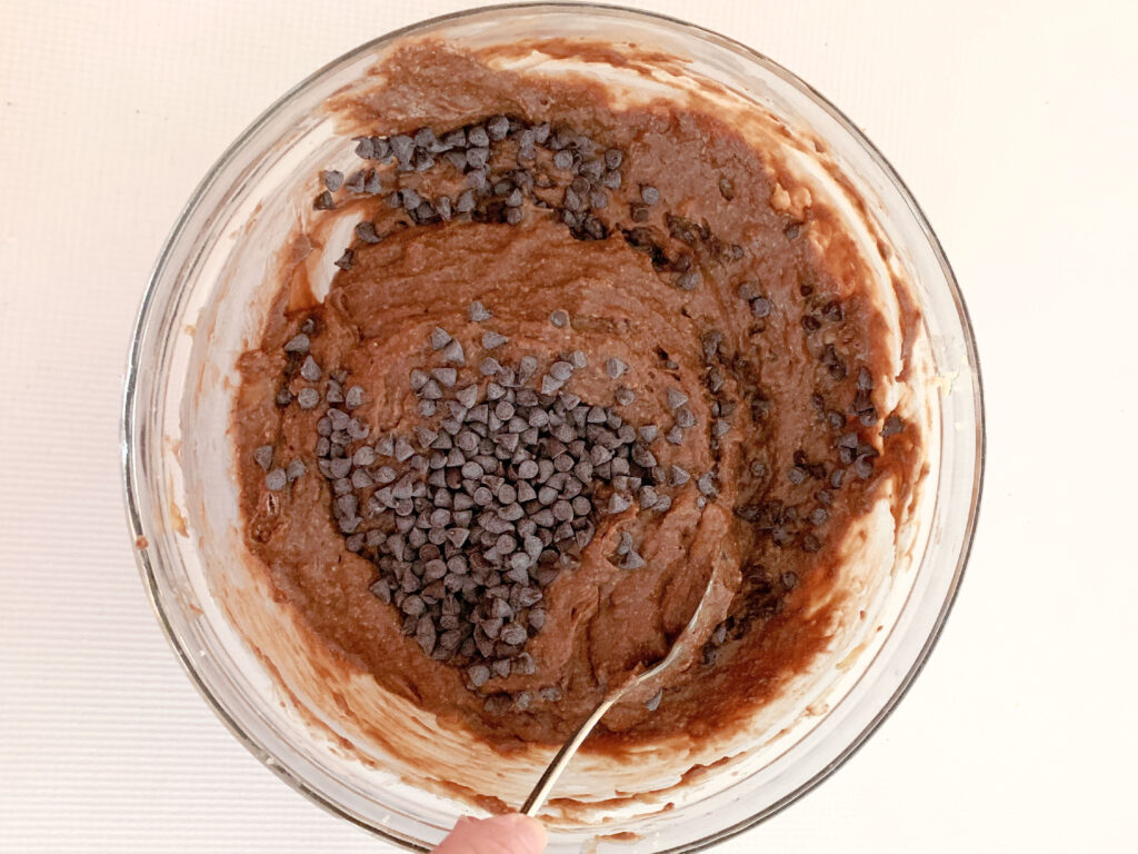 Chocolate Banana Bread Batter.