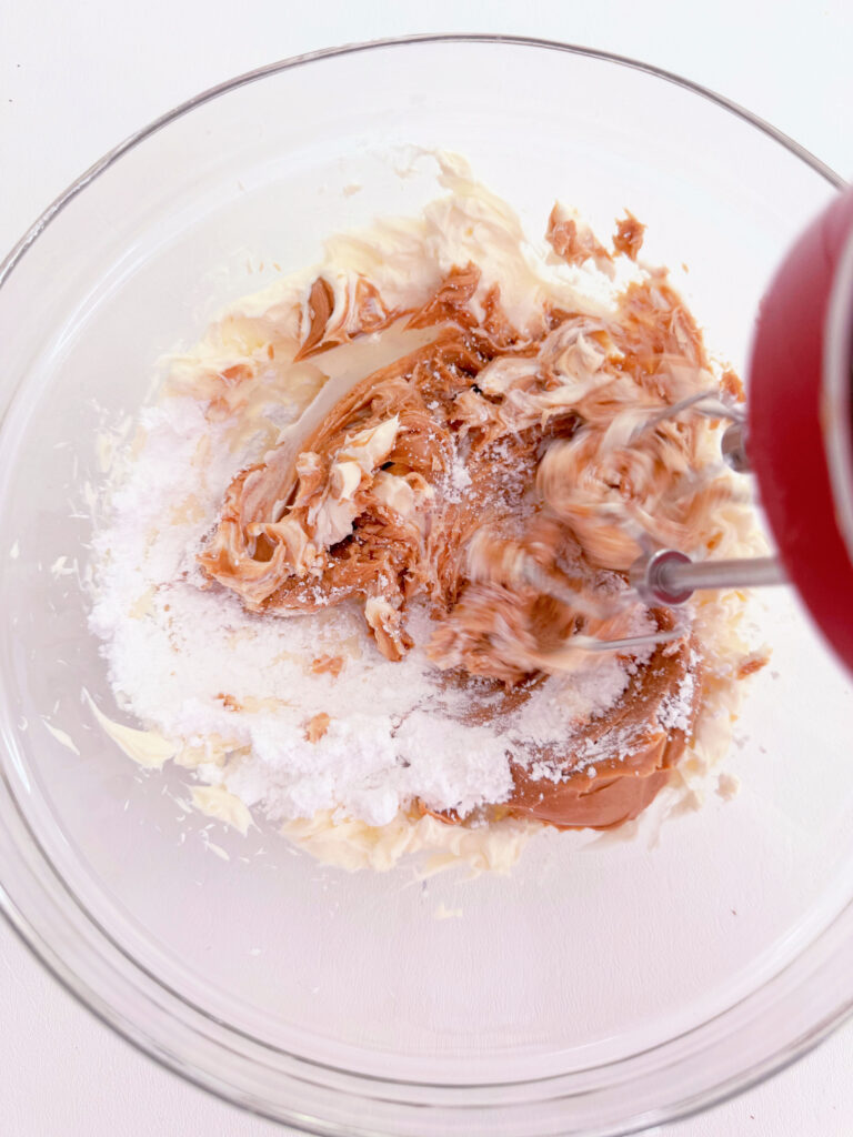 fluffy peanut butter pie mixture